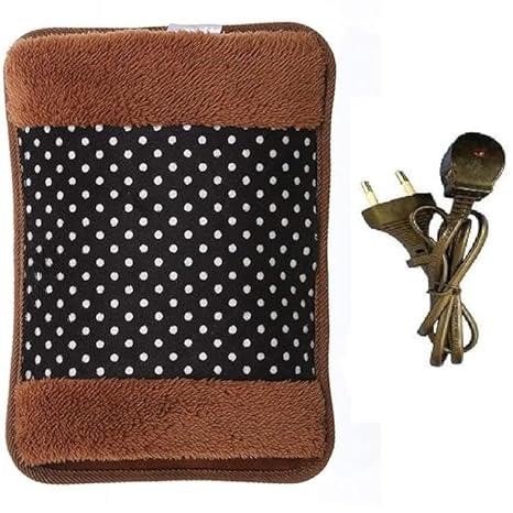 Sugra Heating bag, hot water bags for pain relief, heating bag electric, Heating Pad-Heat Pouch Hot Water Bottle Bag, Electric Hot Water Bag,Heating Pad For Pain Relief (Brown Hot Bag)